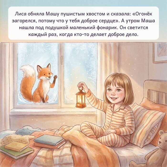 Утро: фонарик под подушкой